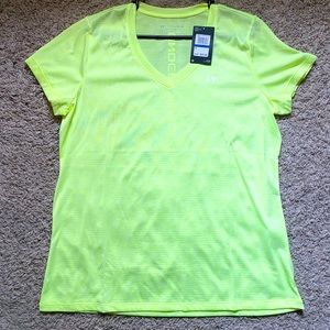 NWT Under Armour- Women’s V-Neck Tee Loose Fit: Size-XL